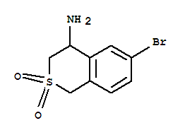 1H-2-Benzothiopyran-4-amine,6-bromo-3,4-dihydro-, 2,2-dioxide