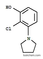 Molecular Structure of 925233-08-5 (Phenol, 2-chloro-3-(1-pyrrolidinyl)-)