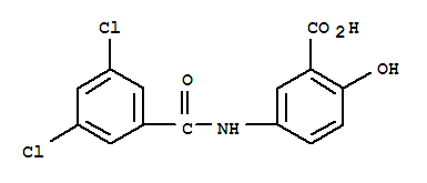 Benzoicacid, 5-[(3,5-dichlorobenzoyl)amino]-2-hydroxy-