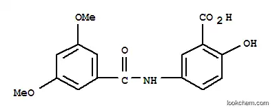 Molecular Structure of 926264-77-9 (Benzoic acid, 5-[(3,5-dimethoxybenzoyl)amino]-2-hydroxy-)