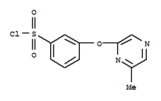 Benzenesulfonylchloride, 3-[(6-methyl-2-pyrazinyl)oxy]-