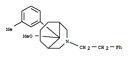 3-Azabicyclo[3.3.1]nonane, 9-methoxy-9-(3-methylphenyl)-3-(2-phenylethyl)-