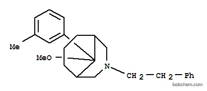 3-Azabicyclo[3.3.1]nonane, 9-methoxy-9-(3-methylphenyl)-3-(2-phenylethyl)-