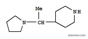 Molecular Structure of 933682-80-5 (4-(1-(pyrrolidin-1-yl)ethyl)piperidine)