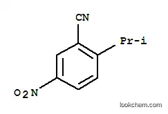 Molecular Structure of 936125-96-1 (BENZONITRILE, 2-(1-METHYLETHYL)-5-NITRO-)