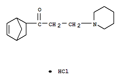 1-Propanone,1-bicyclo[2.2.1]hept-5-en-2-yl-3-(1-piperidinyl)-,hydrochloride (1:1)
