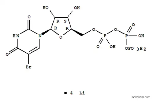 Molecular Structure of 93882-11-2 (5-BROMOURIDINE-5'-TRIPHOSPHATE LITHIUM SALT)