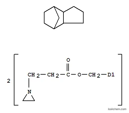 Molecular Structure of 93962-80-2 ((octahydro-4,7-methano-1H-indenediyl)bis(methylene) bis(aziridine-1-propionate))