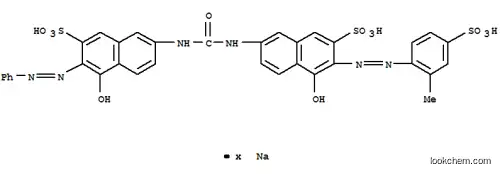 Molecular Structure of 93964-40-0 (4-hydroxy-7-[[[[5-hydroxy-6-[(2-methyl-4-sulphophenyl)azo]-7-sulpho-2-naphthyl]amino]carbonyl]amino]-3-(phenylazo)naphthalene-2-sulphonic acid, sodium salt)