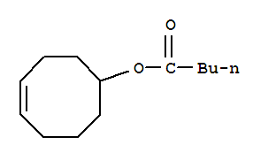Pentanoicacid, 4-cycloocten-1-yl ester