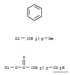 Molecular Structure of 93982-18-4 (nonylphenyl hydrogen glutarate)