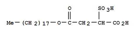 Butanedioic acid, sulfo-, 4-(octadecenyl) ester, disodium salt (9CI)