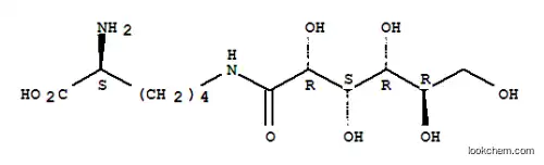 Molecular Structure of 94071-01-9 (N6-D-gluconoyl-L-lysine)