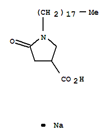 3-Pyrrolidinecarboxylicacid, 1-octadecyl-5-oxo-, sodium salt (1:1)