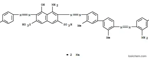 Molecular Structure of 94159-53-2 (disodium 4-amino-3-[[4'-[(2-amino-4-hydroxyphenyl)azo]-3,3'-dimethyl[1,1'-biphenyl]-4-yl]azo]-5-hydroxy-6-[(4-methoxyphenyl)azo]naphthalene-2,7-disulphonate)