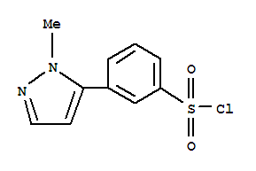 3-(1-METHYL-1H-PYRAZOL-5-YL)BENZENESULFONYL CHLORIDE