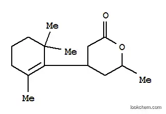 Molecular Structure of 94201-67-9 (tetrahydro-6-methyl-4-(2,6,6-trimethyl-1-cyclohexen-1-yl)-2H-pyran-2-one)