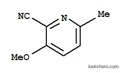 Molecular Structure of 95109-36-7 (3-methoxy-6-methyl-2-Pyridinecarbonitrile)