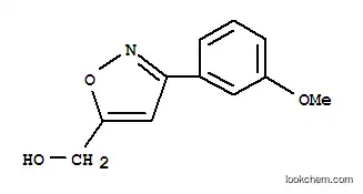 Molecular Structure of 954240-10-9 ([3-(3-METHOXY-PHENYL)-ISOXAZOL-5-YL]-METHANOL)