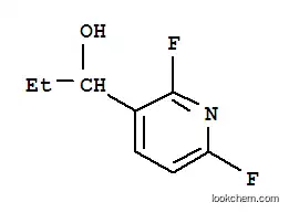 Molecular Structure of 955919-46-7 (3-Pyridinemethanol,a-ethyl-2,6-difluoro-)