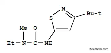 Molecular Structure of 95882-57-8 (3-(3-tert-butyl-1,2-thiazol-5-yl)-1-ethyl-1-methylurea)