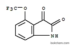Molecular Structure of 959236-54-5 (4-(Trifluoromethoxy)isatin)