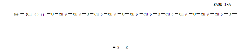 3,6,9,12,15,18,21,24-Octaoxahexatriacontan-1-ol,2,5-dimethyl-, dihydrogen phosphate, dipotassium salt (9CI)