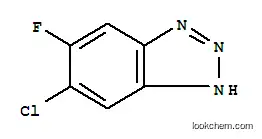 Molecular Structure of 99803-85-7 (6-Chloro-5-fluorobenzotriazole)