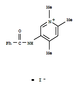 Pyridinium, 5-benzamido-1,2,4-trimethyl-, iodide