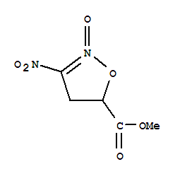 2-Isoxazoline-5-carboxylicacid,3-nitro-,methylester,2-oxide(7CI,8CI)