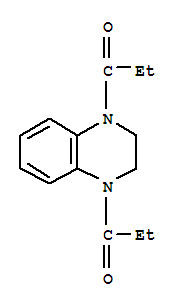 Quinoxaline,1,2,3,4-tetrahydro-1,4-bis(1-oxopropyl)- (9CI) cas  10579-40-5
