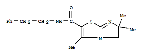 3,6,6-trimethyl-N-(2-phenylethyl)-5,6-dihydroimidazo[2,1-b][1,3]thiazole-2-carboxamide(105963-46-0)