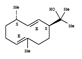 Molecular Structure of 106972-93-4 (2,7-Cyclodecadiene-1-methanol,a,a,4,8-tetramethyl-, (1S,2E,4S,7E)-)