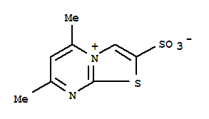 Thiazolo[3,2-a]pyrimidin-4-ium,5,7-dimethyl-2-sulfo-, inner salt