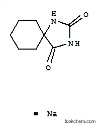 Molecular Structure of 1075-86-1 (3-Sodio-1,3-diazaspiro[4.5]decane-2,4-dione)