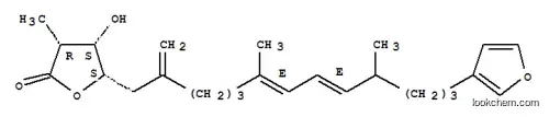 2(3H)-Furanone,5-[(6E,8E)-13-(3-furanyl)-6,10-dimethyl-2-methylene-6,8-tridecadien-1-yl]dihydro-4-hydroxy-3-methyl-,(3R,4S,5S)-rel-(+)-