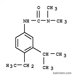 Molecular Structure of 107598-71-0 (3-[4-ethyl-3-(propan-2-yl)phenyl]-1,1-dimethylurea)
