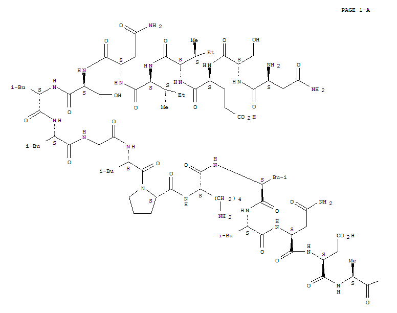Molecular Structure of 107600-53-3 (Chromatophorotropin,pigment-dispersing (Romalea microptera) (9CI))