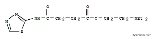 Succinamic acid, N-(1,3,4-thiadiazol-2-yl)-, 2-(diethylamino)ethyl ester