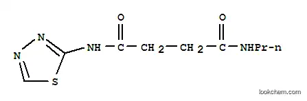Molecular Structure of 107811-28-9 (Butanediamide,N1-propyl-N4-1,3,4-thiadiazol-2-yl-)