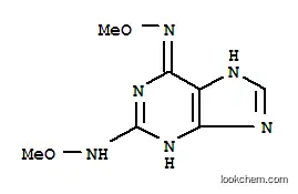 Molecular Structure of 108278-67-7 (9H-Purine-2,6-diamine,N2,N6-dimethoxy-)