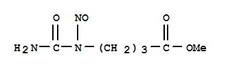 Butanoic acid,4-[(aminocarbonyl)nitrosoamino]-, methyl ester