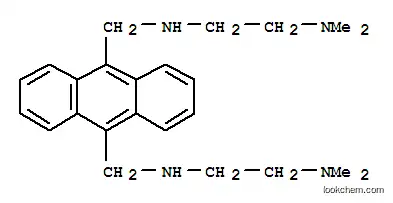 Molecular Structure of 108365-87-3 (9,10-Anthracenedimethanamine,N,N'-bis[2-(dimethylamino)ethyl]- (9CI))