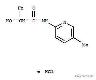 Molecular Structure of 1086-88-0 (2-{[hydroxy(phenyl)acetyl]amino}-5-methylpyridinium chloride)