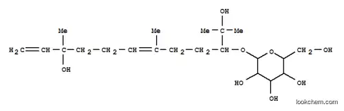 Molecular Structure of 109009-54-3 ((3R,6E)-2,10-dihydroxy-2,6,10-trimethyldodeca-6,11-dien-3-yl beta-D-glucopyranoside)