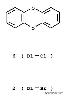 Molecular Structure of 109264-68-8 (dibenzo[b,e][1,4]dioxin, 4a,5a,9a,10a-tetrahydro-, bromide chloride (1:2:6))