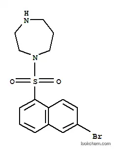 Molecular Structure of 109376-80-9 (1H-1,4-Diazepine,1-[(6-bromo-1-naphthalenyl)sulfonyl]hexahydro-)