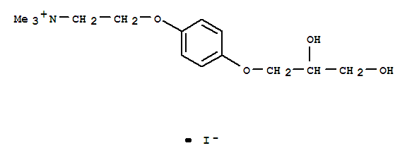 2-[4-(2,3-dihydroxypropoxy)phenoxy]ethyl-trimethylazanium iodide