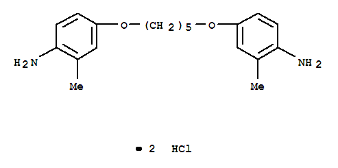 o-Toluidine,4,4'-(pentamethylenedioxy)di-, dihydrochloride (6CI)