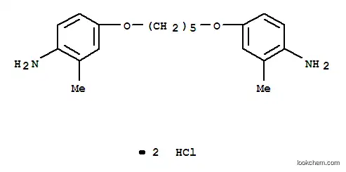 Molecular Structure of 110194-72-4 (o-Toluidine,4,4'-(pentamethylenedioxy)di-, dihydrochloride (6CI))